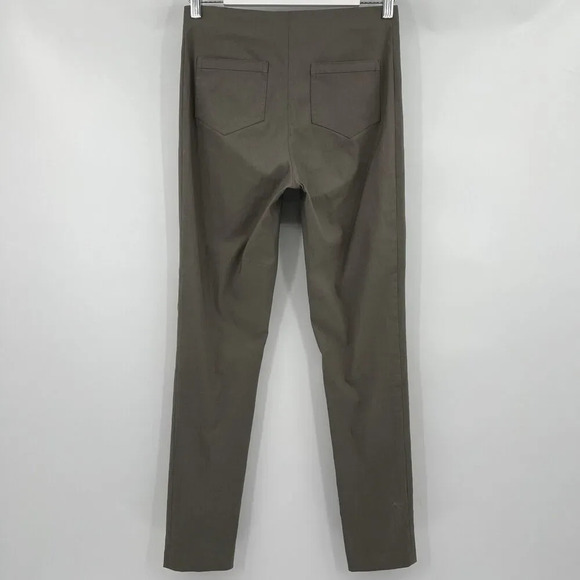Lauren‎ Vidal Taupe Dress Pants Slim Leg Zip Up Pants Women's Size T1 Small - Picture 4 of 8